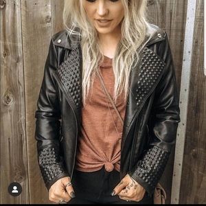 Black Pleather Jacket
